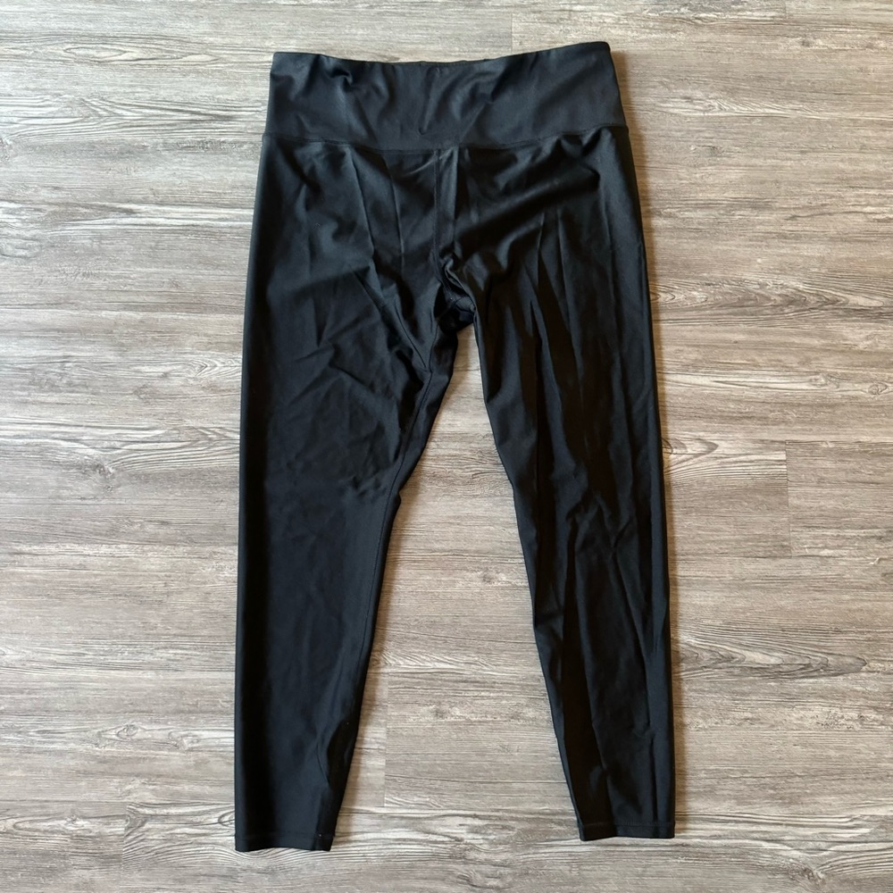Athleta High Rise Elation Shine Tight Leggings Black 2X - Picture 2 of 9